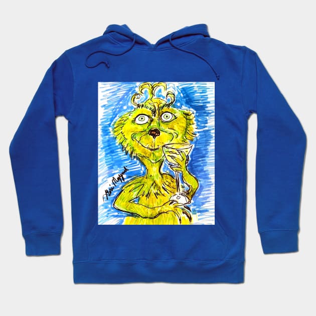 The Grinch Movie Hoodie by TheArtQueenOfMichigan 